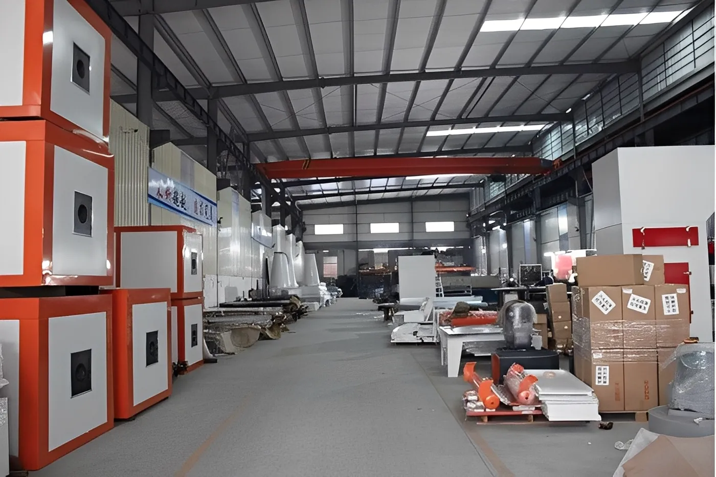 Curing oven manufacturing workshop