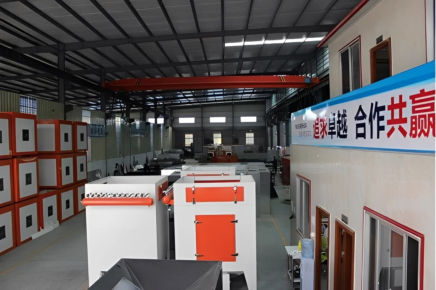 Outdoor furniture powder coating line