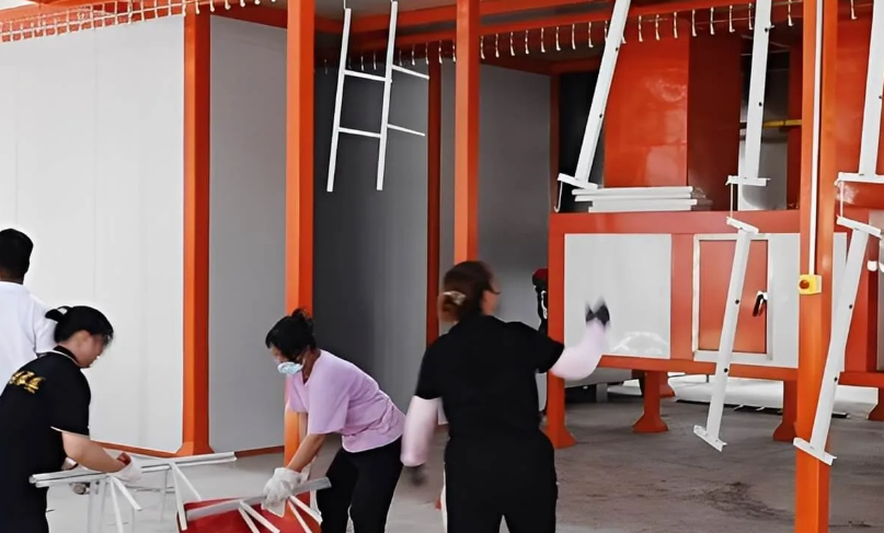 Turkey outdoor furniture powder coating line