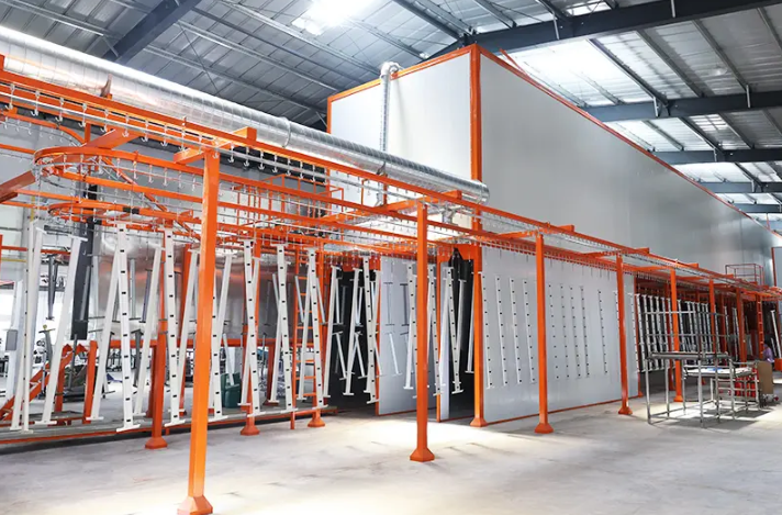 Powder booth manufactured by Ketu