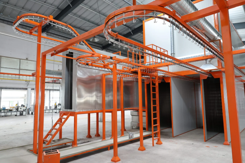 Different powder coating line configurations from Ketu