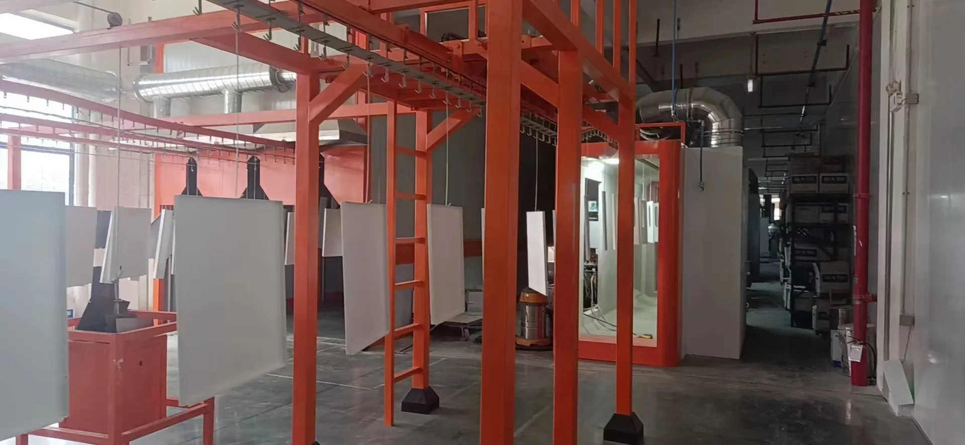 Sheet metal fabrication coating - industrial brackets and welded assemblies