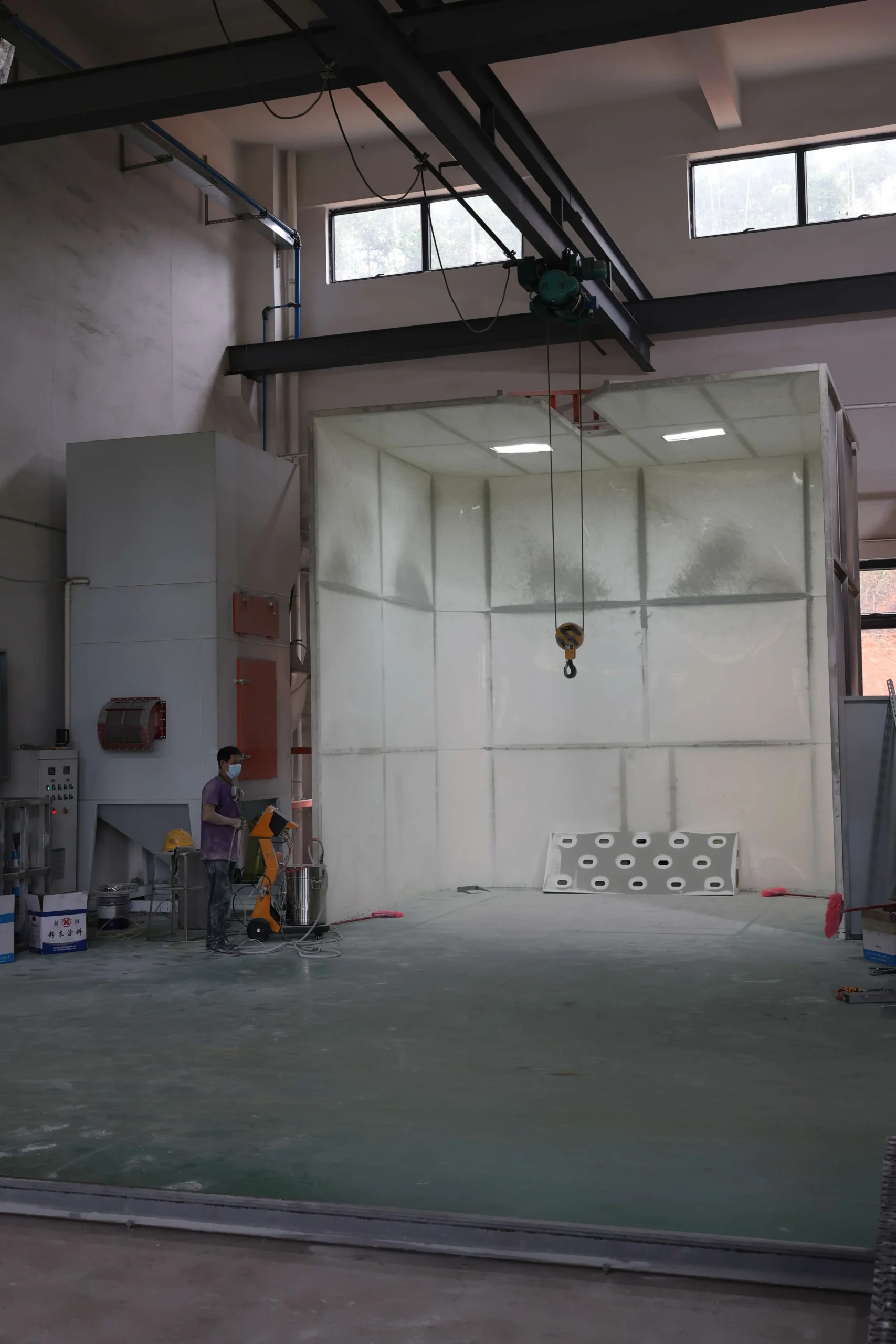 Industrial Gas Powder Coating Oven with high heating capacity