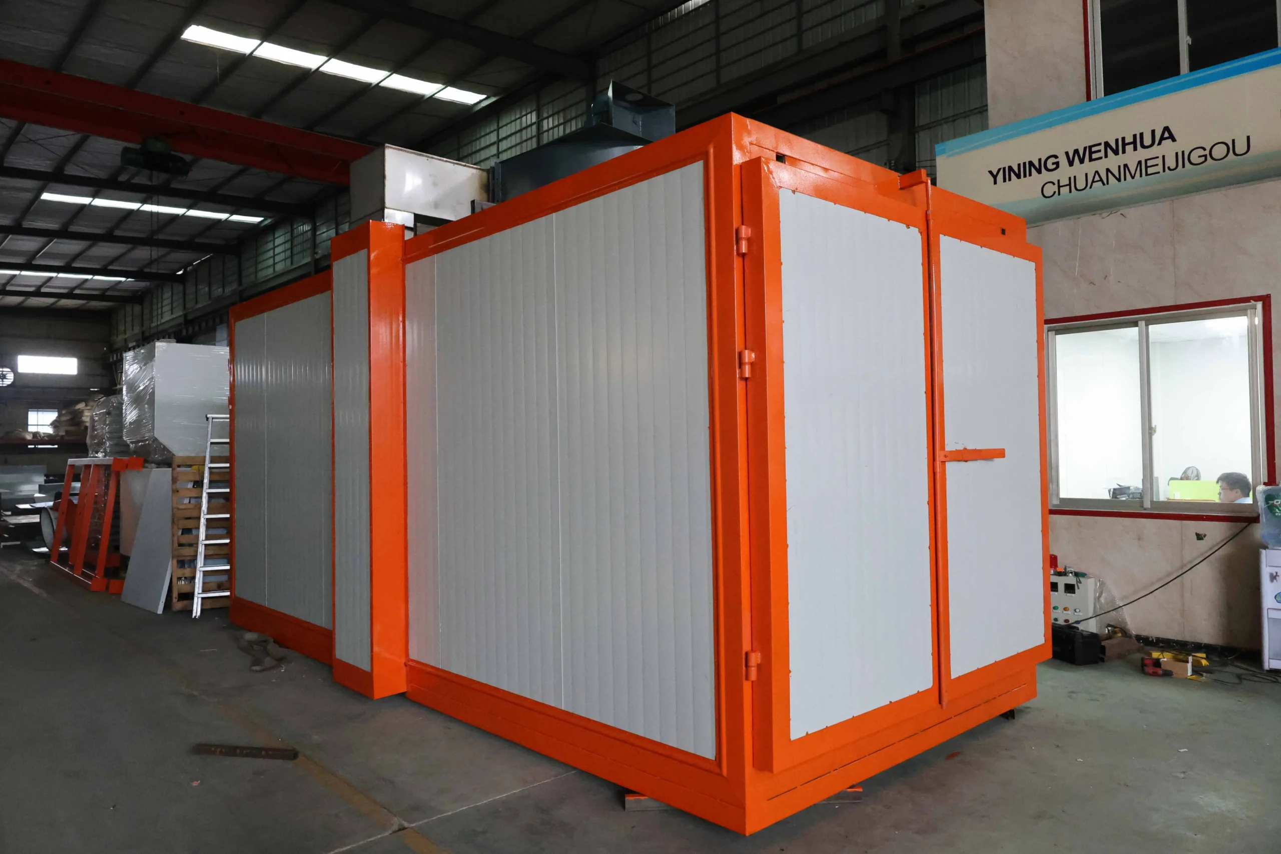 Professional Electric Powder Coating Oven with conveyor system integration