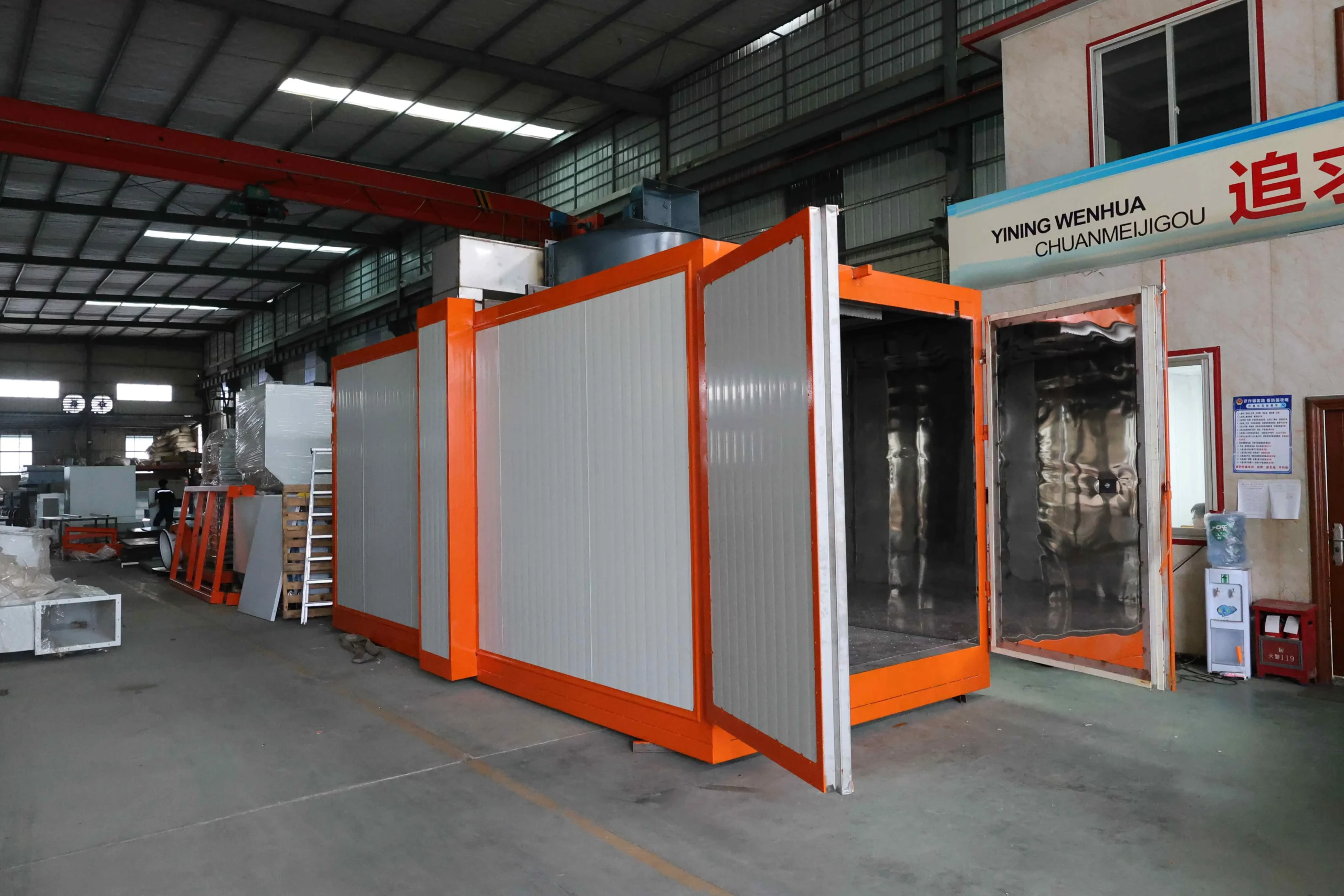 Natural gas curing oven for electrical equipment coating