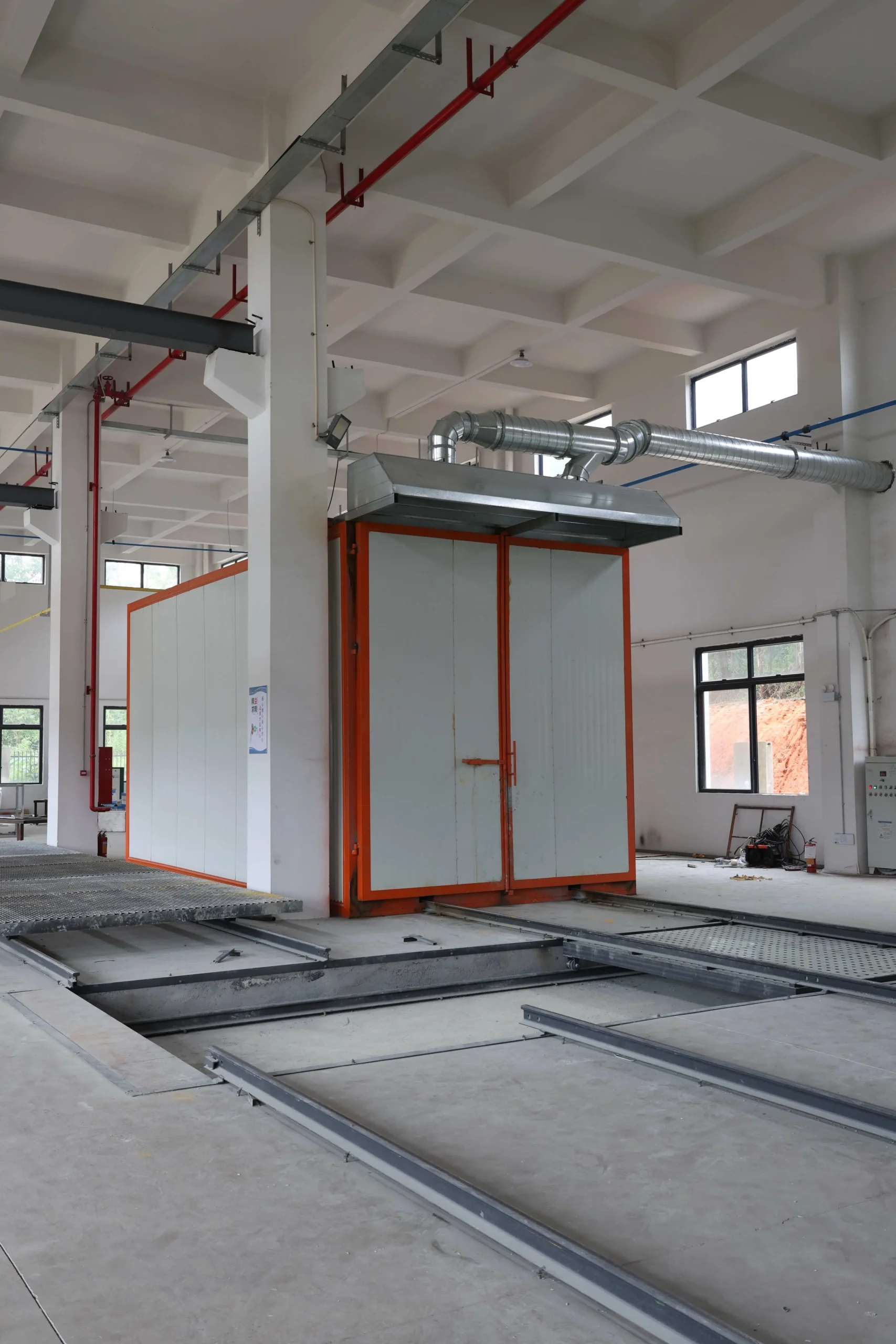 Natural gas curing furnace customization for machinery powder coating