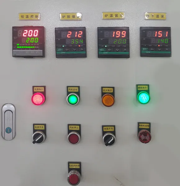 Gas heated powder coating oven industrial
