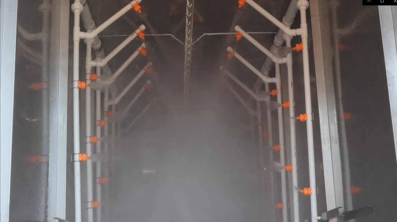 Powder coating equipment detail