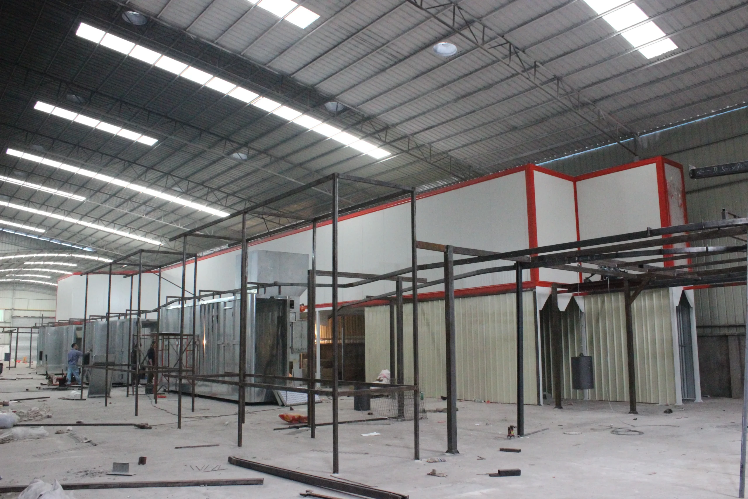 Booth with integrated recovery