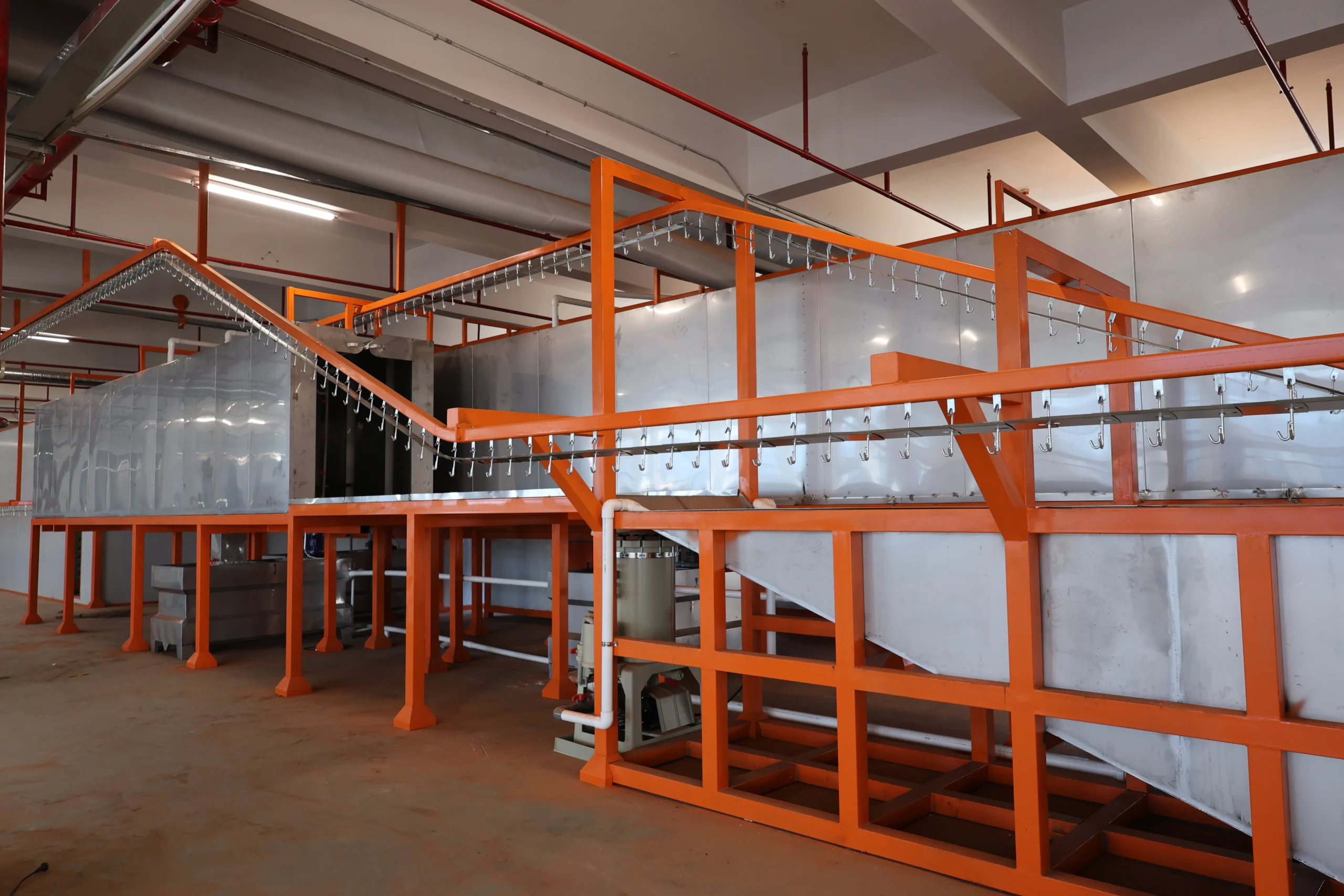 Static shielding Faraday cage effect on aluminum profiles