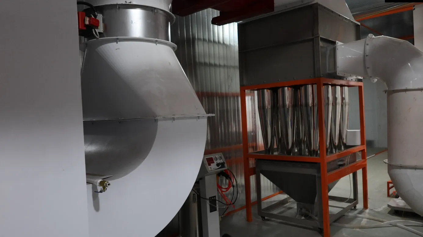Powder recovery process diagram