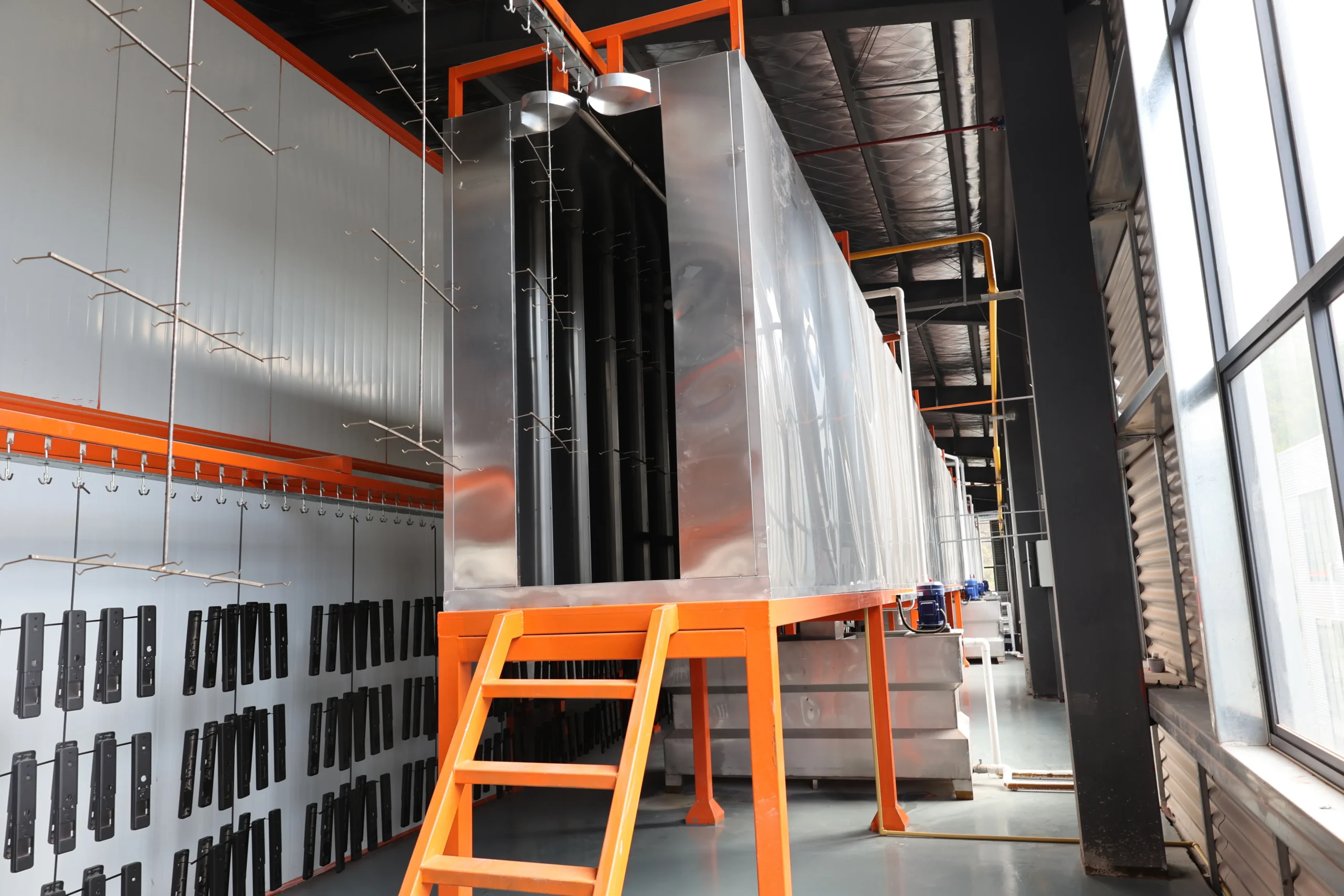 Storage and Logistics - finished ovens packed and prepared for shipment