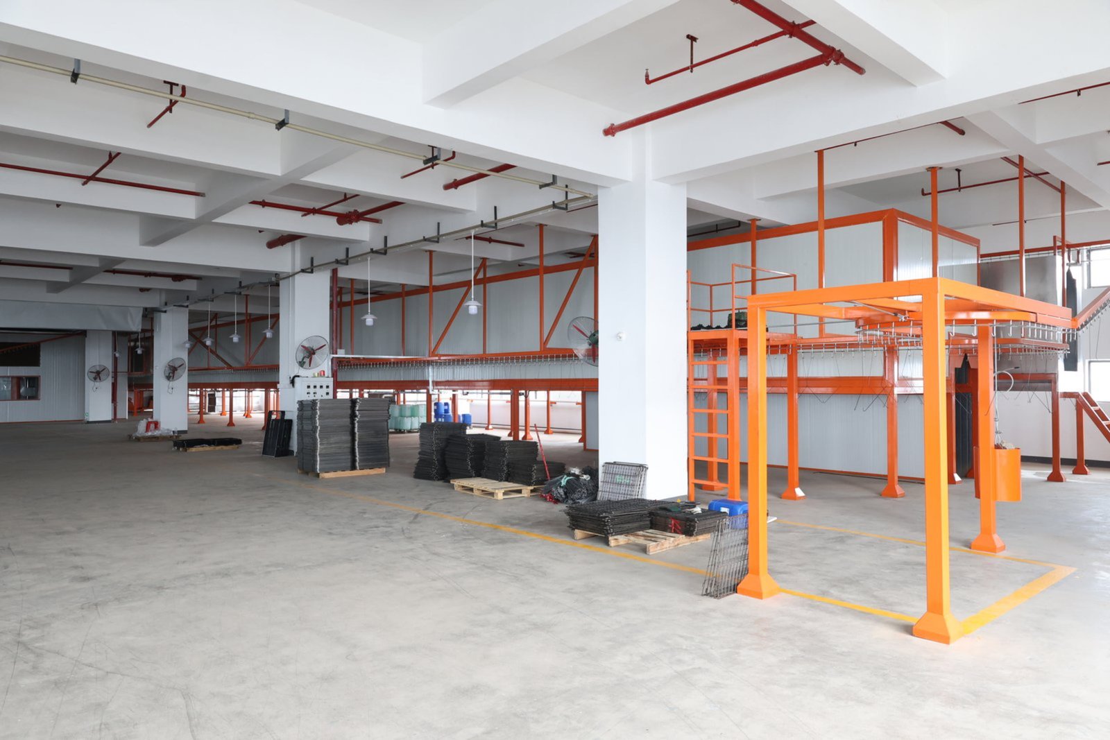electrostatic powder coating production line