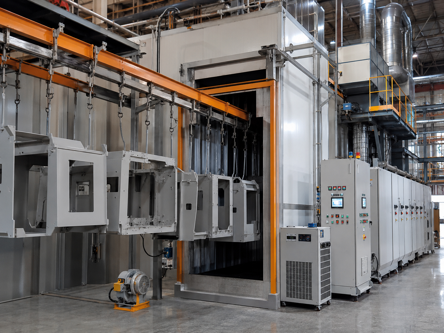Furniture machinery PP large cyclone powder spraying room