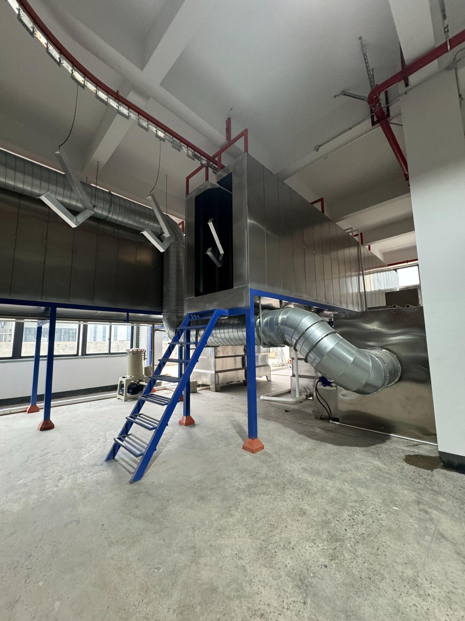 Ketu powder coating booth and coating line